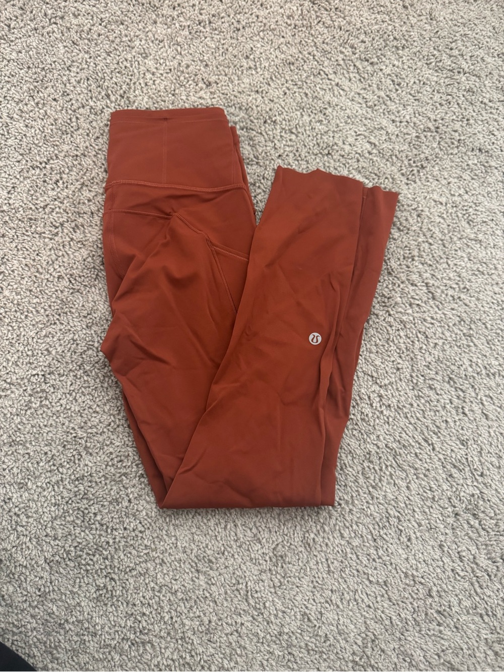 lululemon athletica Kids Rust-Orange Performance Leggings